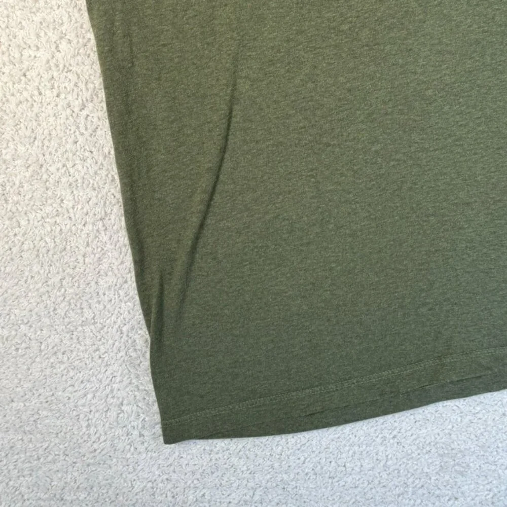 Gustin Mens Short Sleeve Tee T Shirt Green Size XL Workwear Basic Casual Cotton - Picture 4 of 9